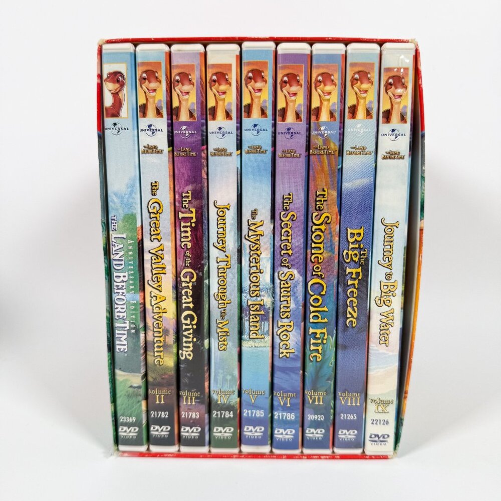 The Land Before Time 9 Movie Collection DVD Box Set Kids Family Dino Films